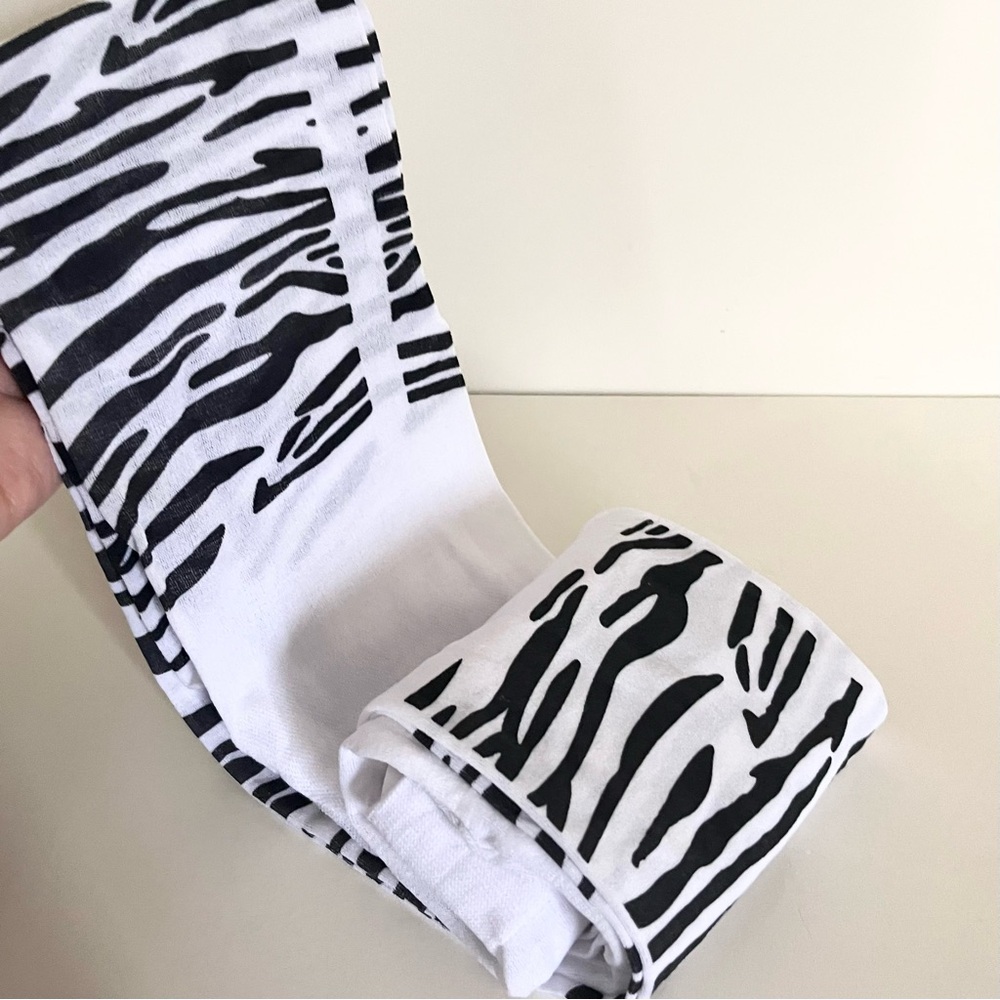 NWOT Zebra print stockings - Picture 5 of 16